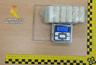 Detenido un hombre que llevaba 165 gramos de cocaína en Felanitx