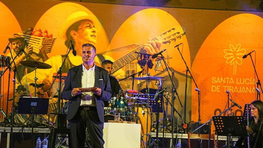 Antonio Arbelo emociona a Vecindario con un pregón de recuerdos, familia y homenaje a San Rafael
