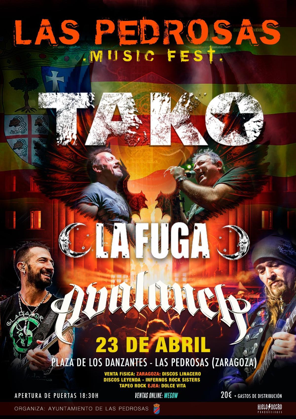 El grupo ejeano Tako actuará en el Las Pedrosas Music Fest