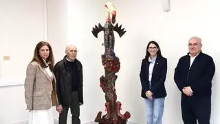 La USC cuidará y divulgará el legado artístico de Xoán Braxe depositado en Ciencias Económicas e Empresariais