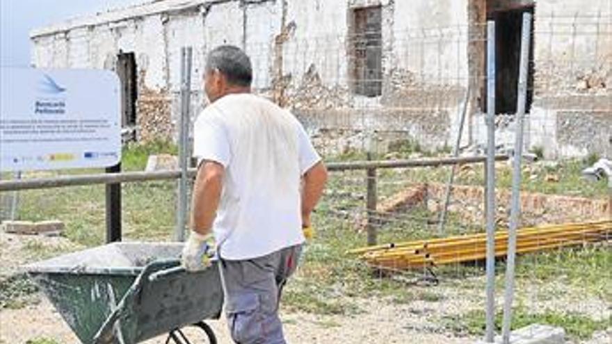 La reforma del cuartel del Pebret de Peñíscola estará lista en verano