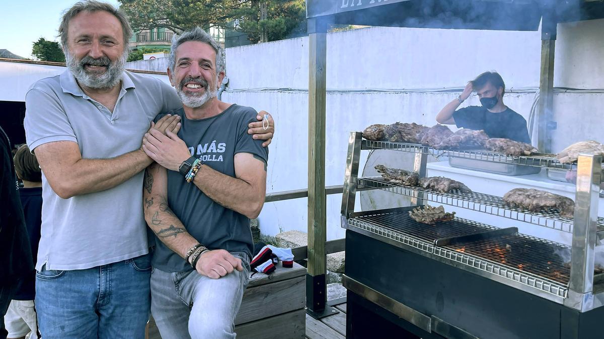 Los dos protagonistas del maridaje entre cocina y música.