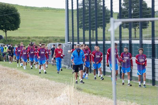 Las mejores imágenes del primer día del Barça en su stage en Alemania