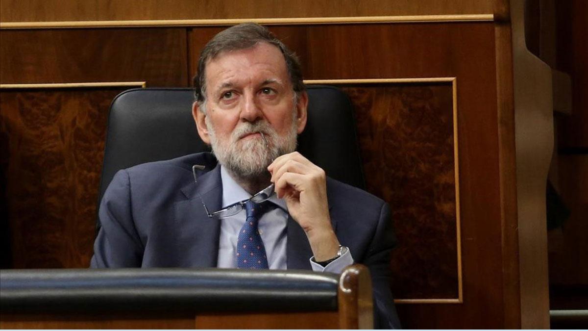Rajoy considera la sentencia de Gürtel una reparación moral. En la foto, Mariano Rajoy, cuando era presidente del Gobierno, en el Congreso.