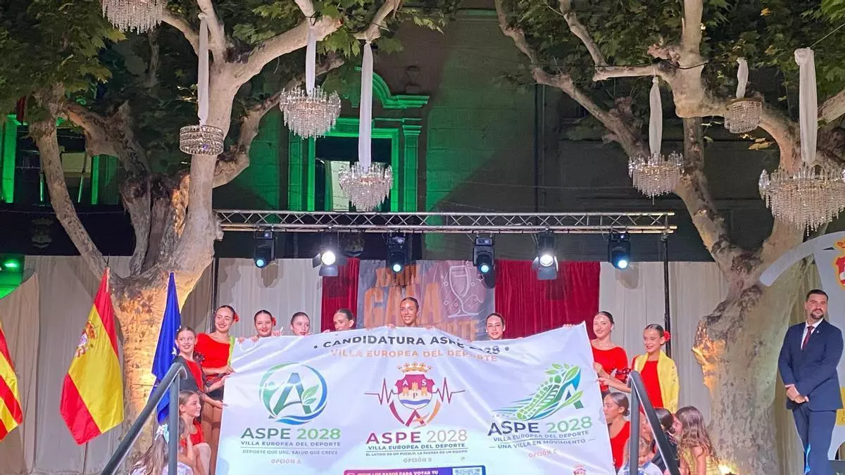 Aspe homenajea a sus mejores deportistas y presenta su candidatura a Villa Europea del Deporte 2028