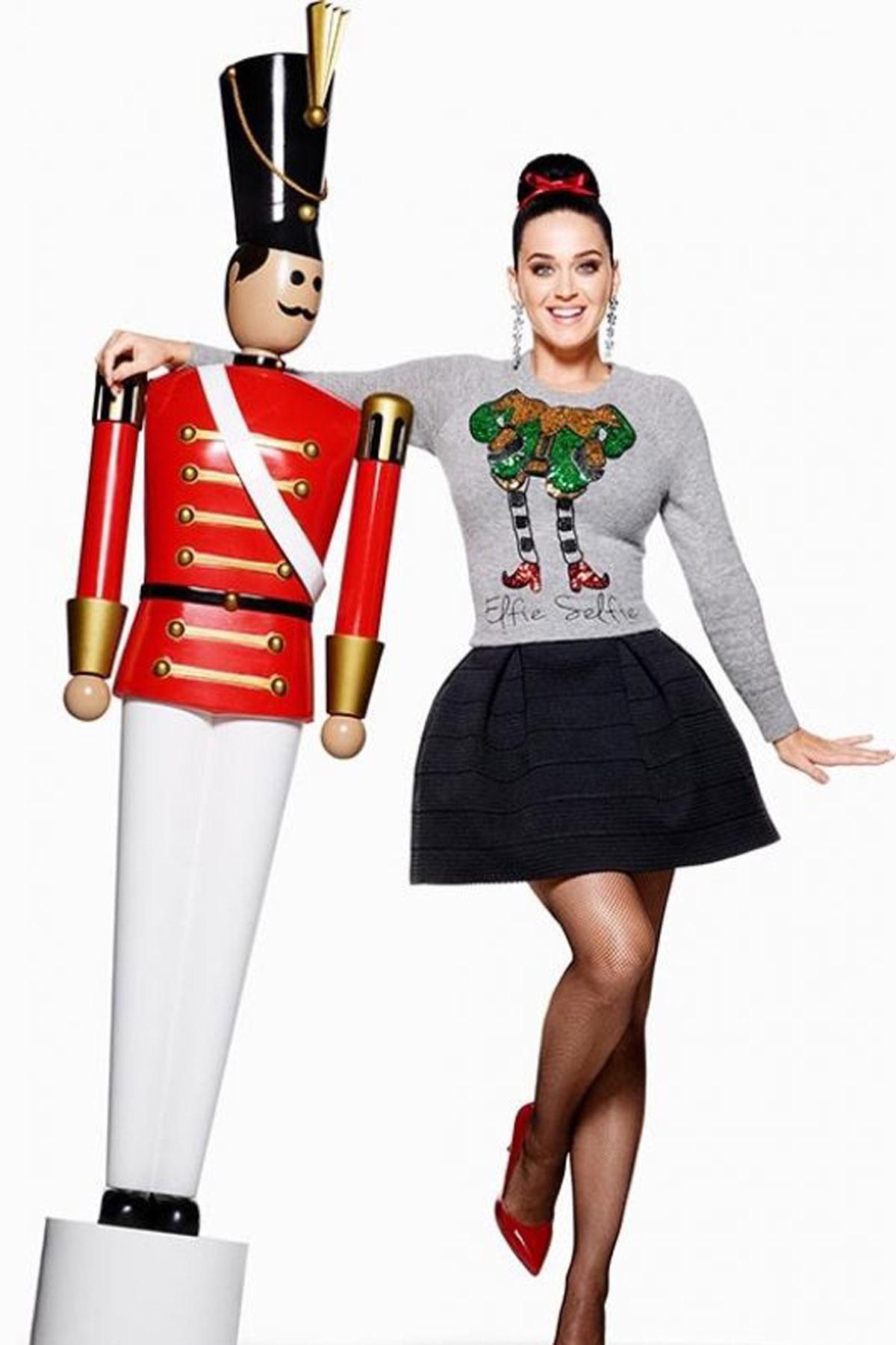 Katy Perry en la campaña que lanza H&M para Navidad