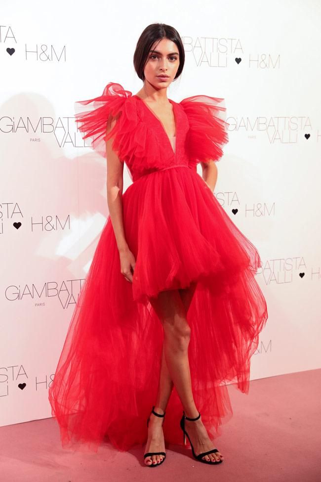 Lucía Rivera Romero con vestido de tul de Giambattista Valli x H&M