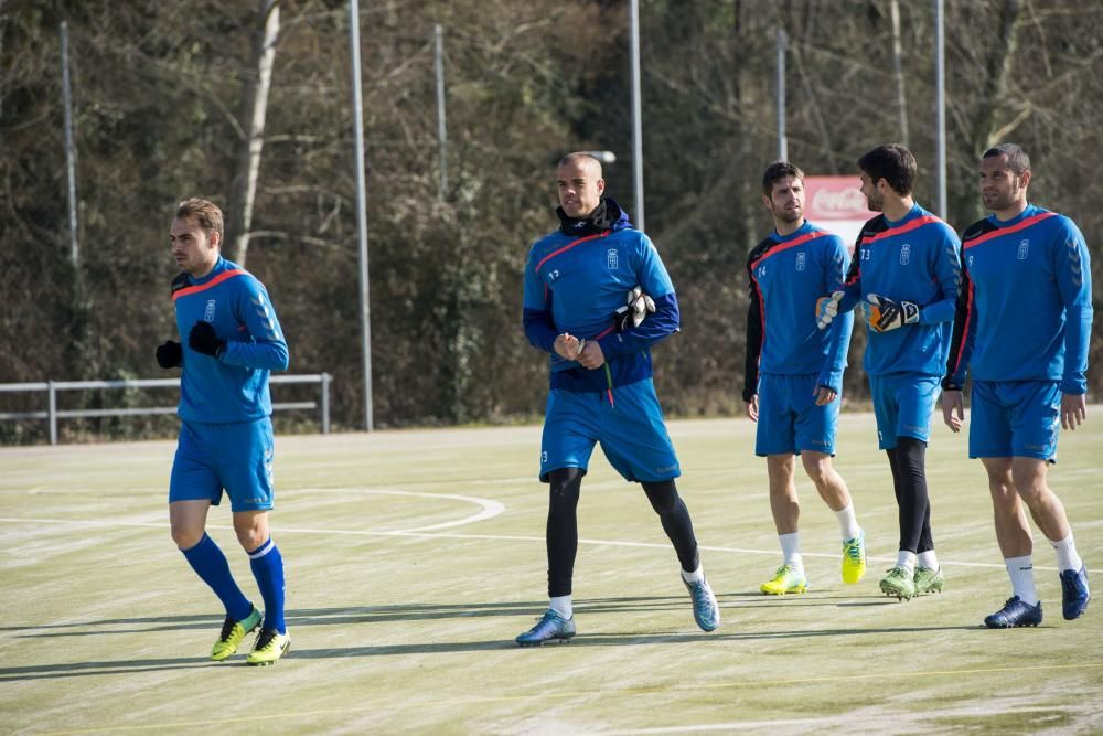 Entrenamiento del Real Oviedo