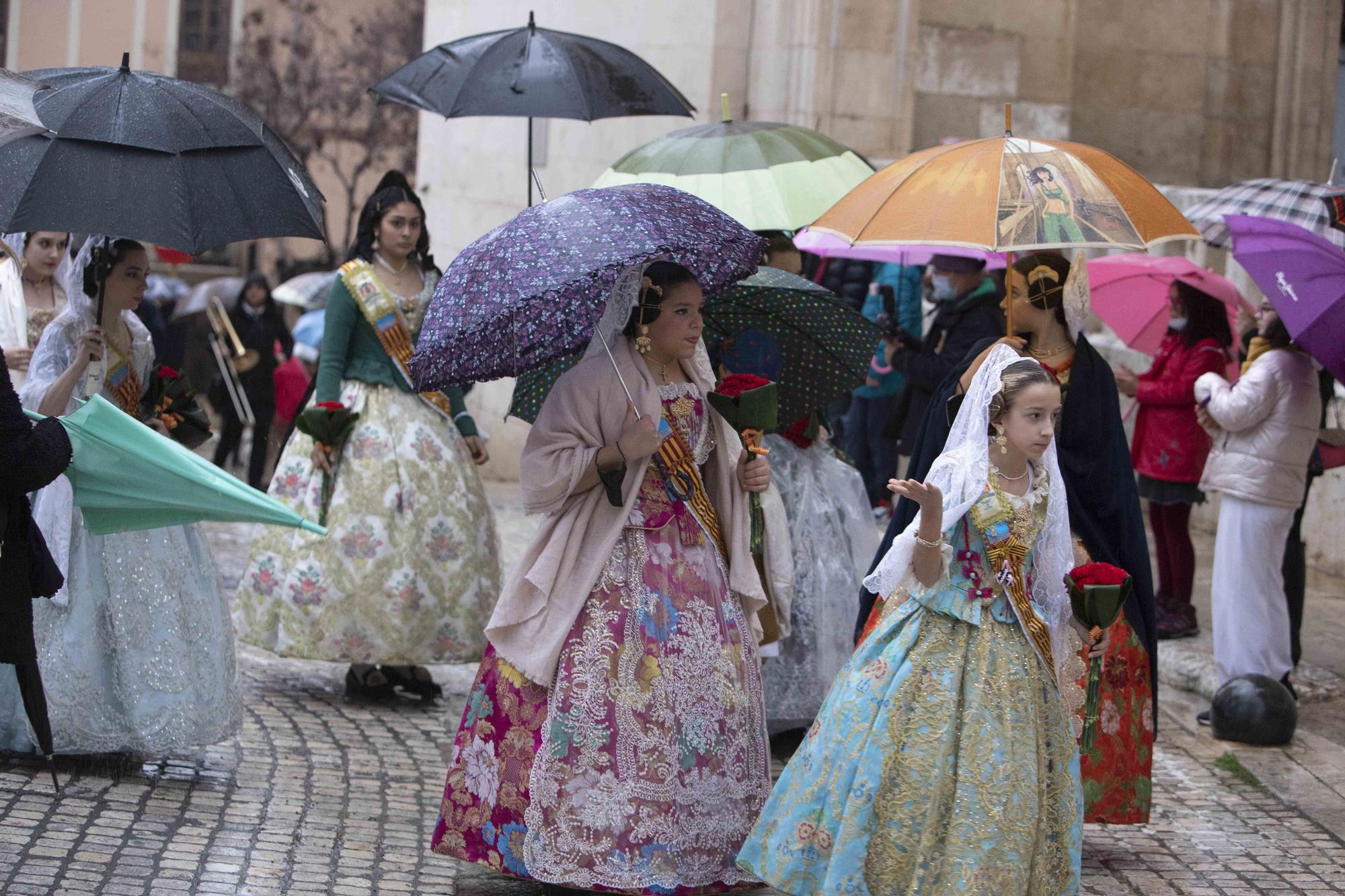 Una Ofrenda pasada por agua en Xàtiva