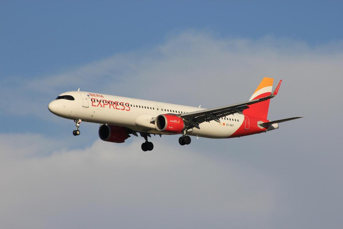 Un avión de Iberia Express