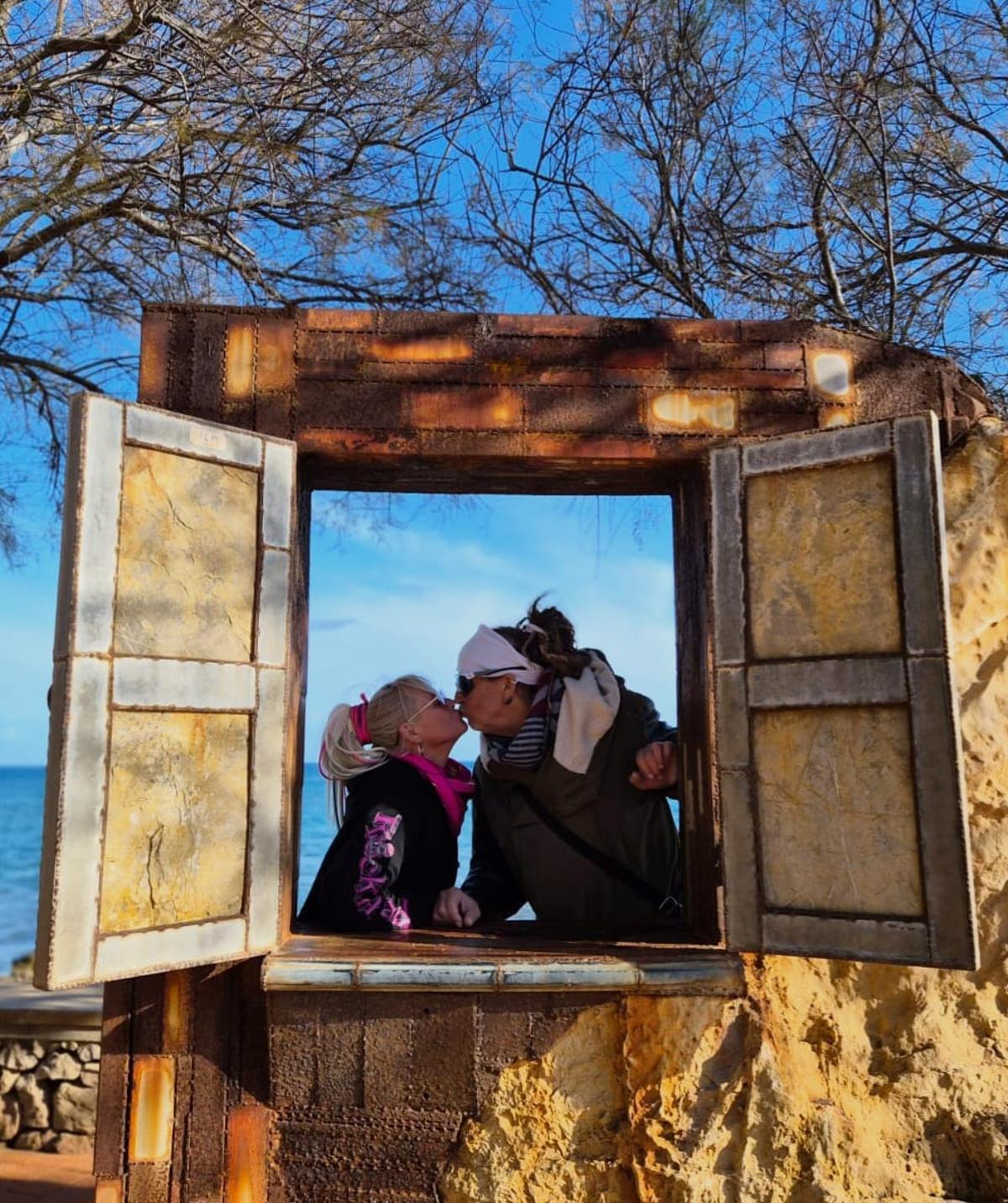 Thommy Schmelz und Kathrin Mermi-Schmelz in Cala Millor.