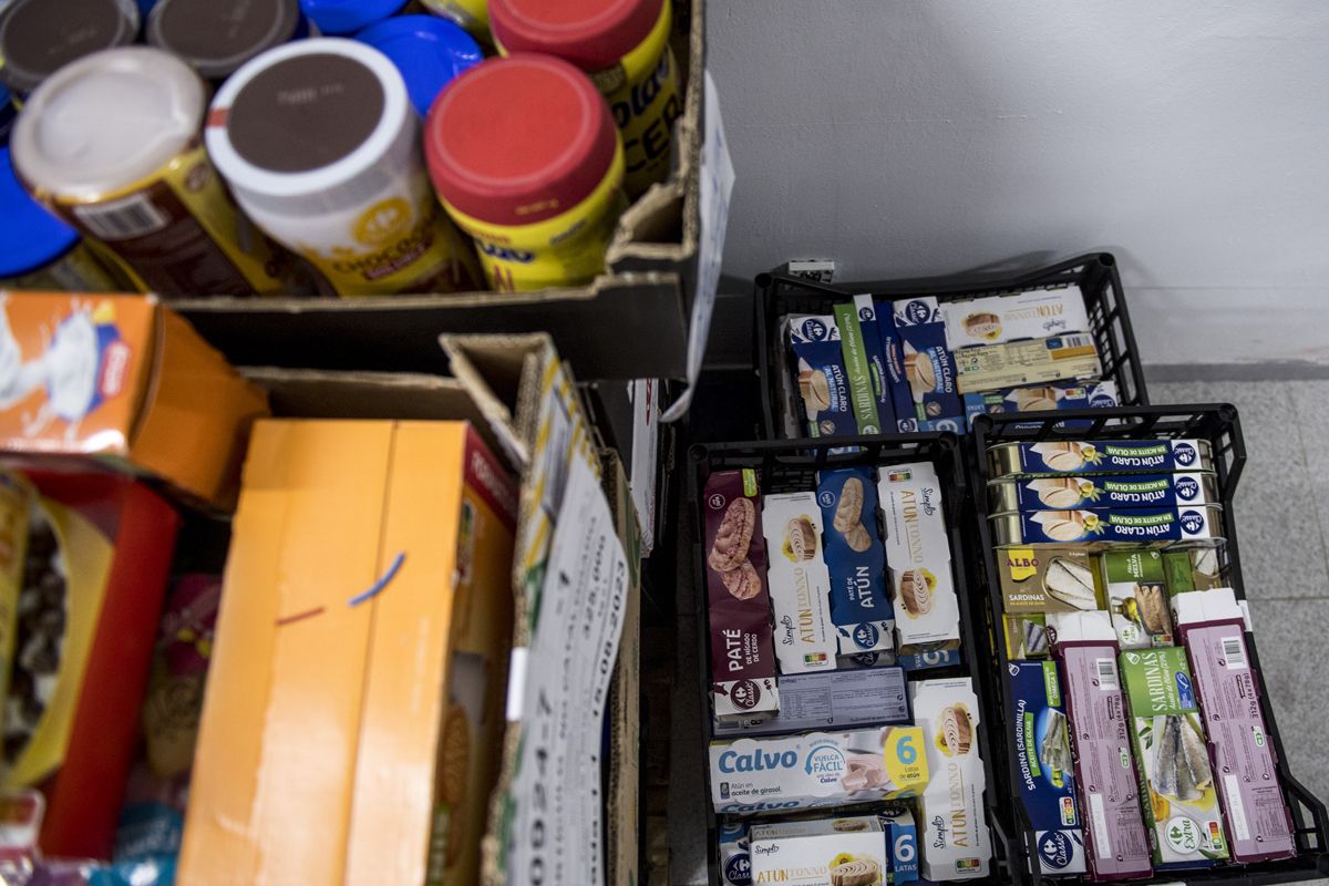 Fotogalería | Una jornada de trabajo en el Banco de Alimentos de Cáceres