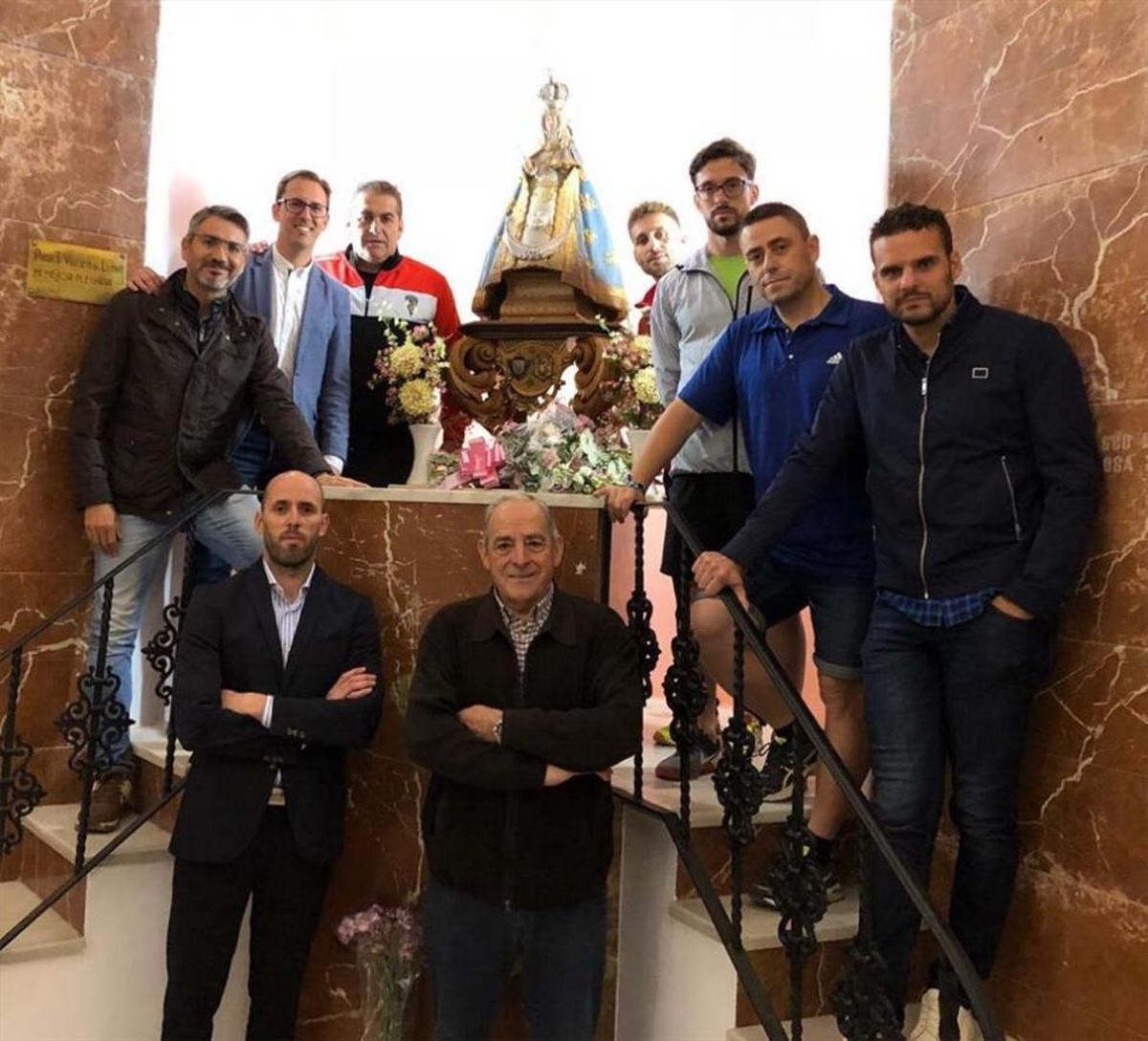 Sandoval, en el santuario de la Virgen de Luna