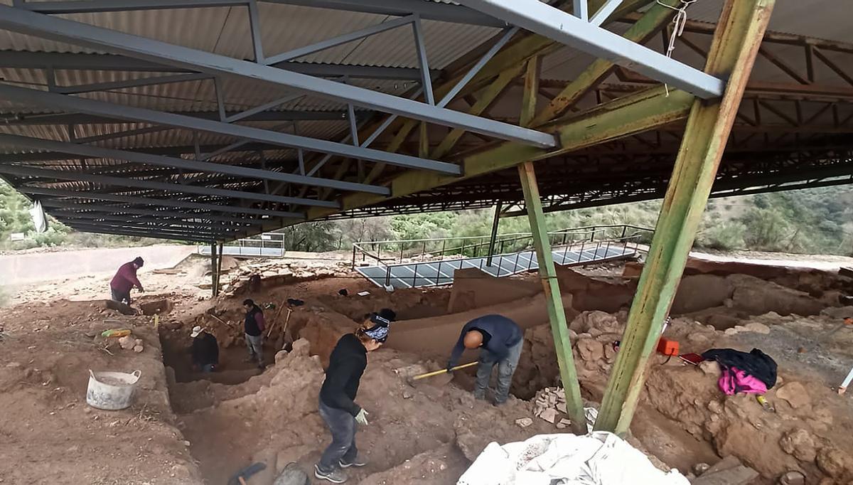 Zona del yacimiento de Almedinilla en la que se ha llevado a cabo la última campaña de excavaciones.