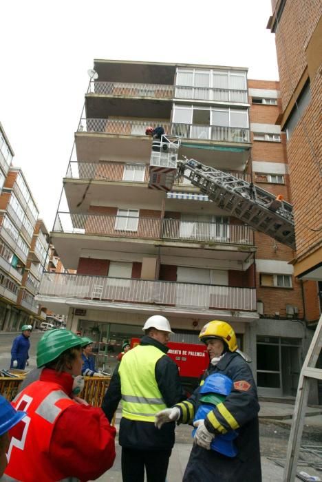 Explosión de gas en la calle de Gaspar Arroyo