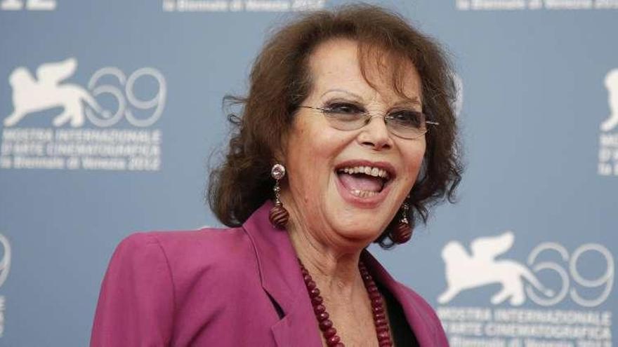 La actriz Claudia Cardinale.