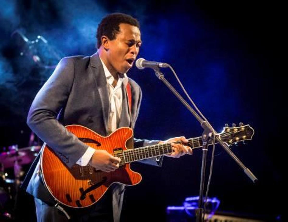 King Solomon Hicks va actuar divendres a l'Estartit.