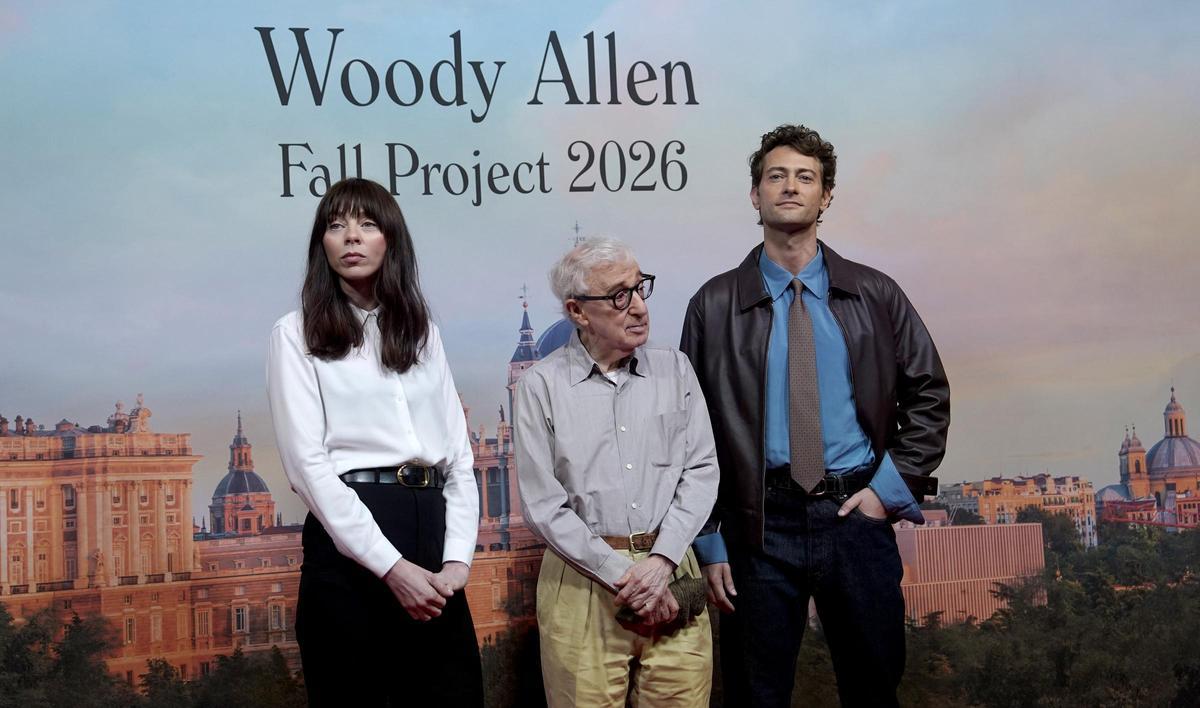 Presentación de la película de Woody Allen, que rodará en Madrid, con los actores Alexi Wasser y Peter Vives.