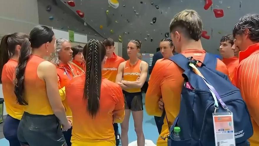 El discurso de Toni Puig antes de la gran final del 4x400 m mixto
