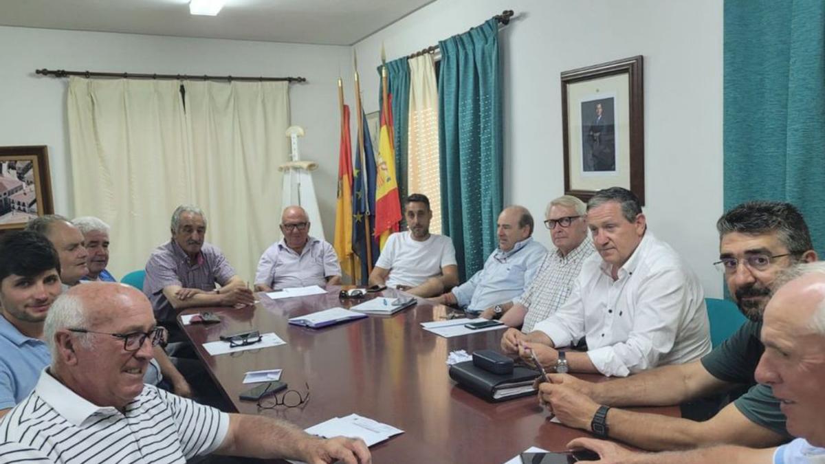 Reunión de los representantes de la mancomunidad. | Ch. Sebastián