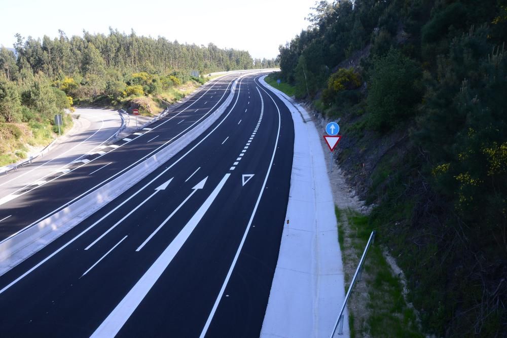 Las obras de la autovía del Morrazo, a punto