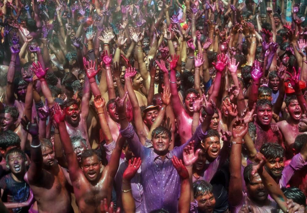 Holi, el festival dels colors, a Kathmandu