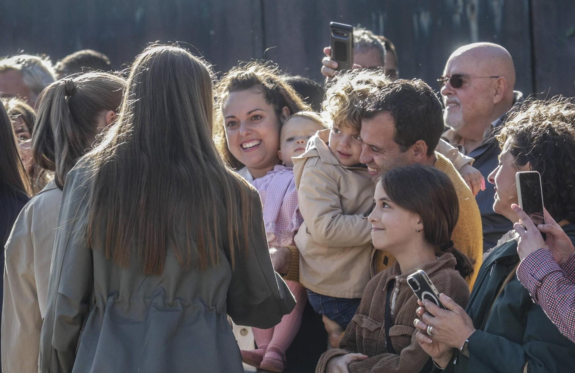 La Familia Real visita Arroes, Peón y Candanal, "Pueblo Ejemplar" 2023