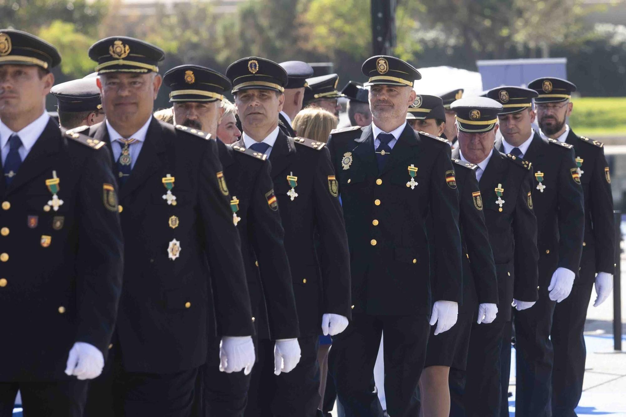 Actos de la festividad de la Policía Nacional