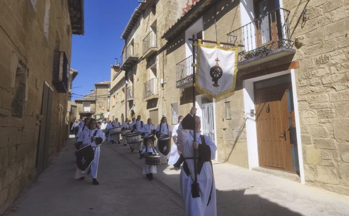 Los tambores por la calle Centro.