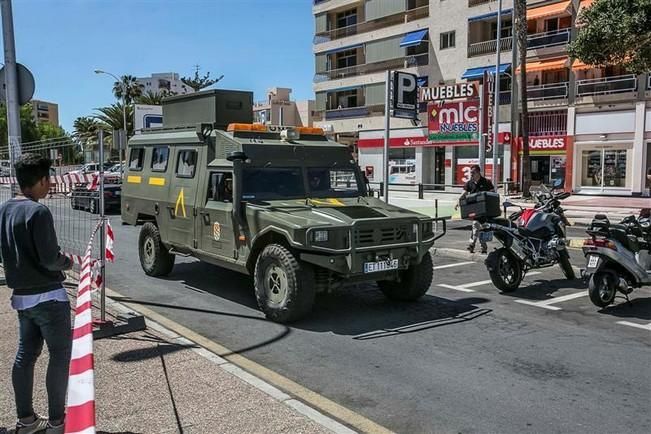 Derrumbe de un edificio de viviendas en Los Cristianos