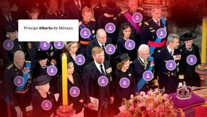 ¿Qui envolta els reis d’Espanya en el funeral d’Isabel II?