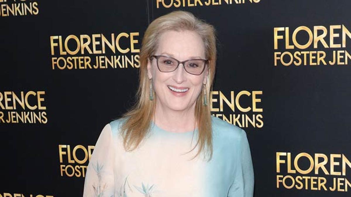 Meryl Streep en el estreno de Florence Foster Jenkins en Nueva York.