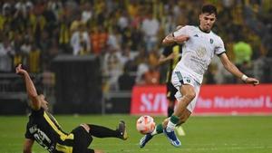 Gabri Veiga, en un partido en Arabia con el Al-Ahli.