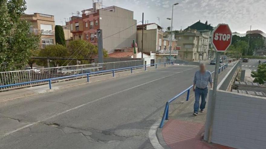 La zona on van tenir lloc l&#039;atropellament, a Vilanova del Camí