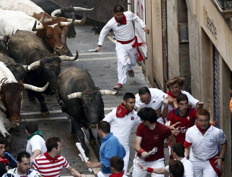 Último encierro de las Fiestas de San Fermín 2015