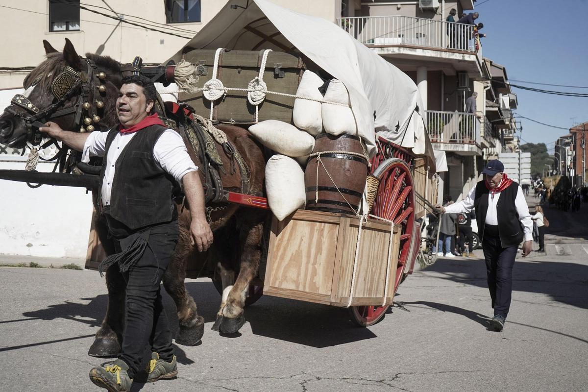 La cavalcada és l'acte central de la Festa dels Traginers de Balsareny