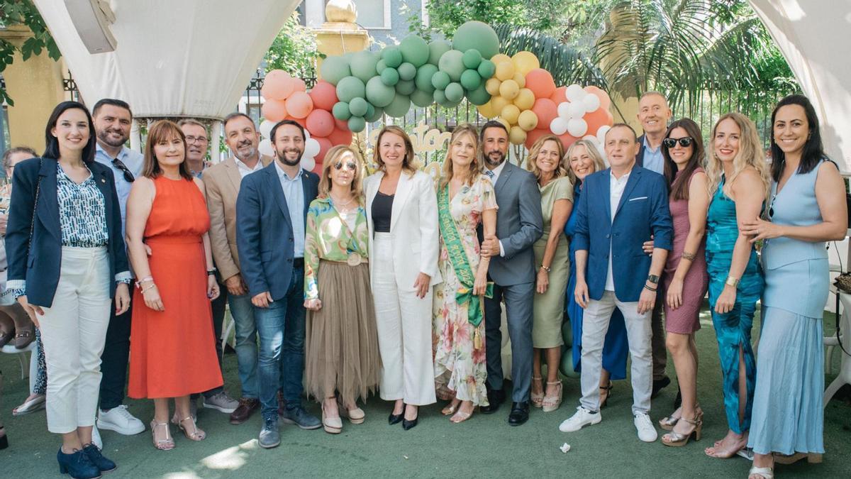 Celebración de la festividad de Santa Rita, que ha contado con la asistencia de la alcaldesa.