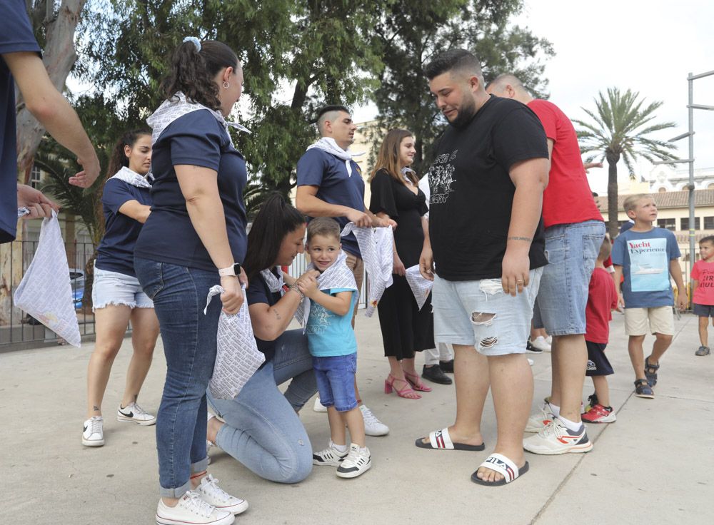 Pregón y puesta del pañuelo oficial de las fiestas de Sagunt