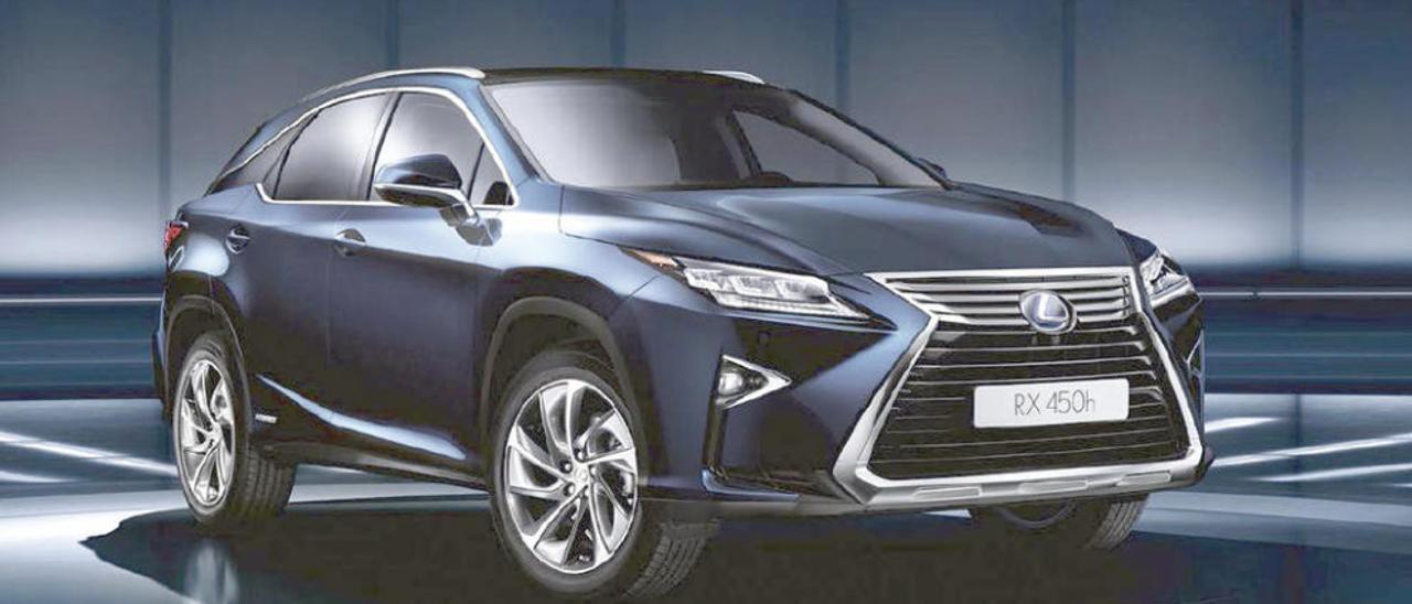 Lexus 450h con motor híbrido.