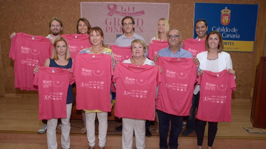 Promotores de la I Run Pink, el Día Mundial de Cáncer de mama.