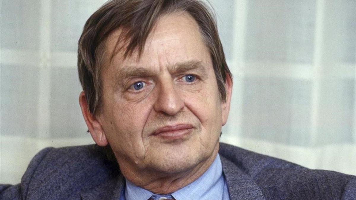 Olof Palme, primer ministro sueco asesinado en plena calle en 1986, en una imagen de archivo.