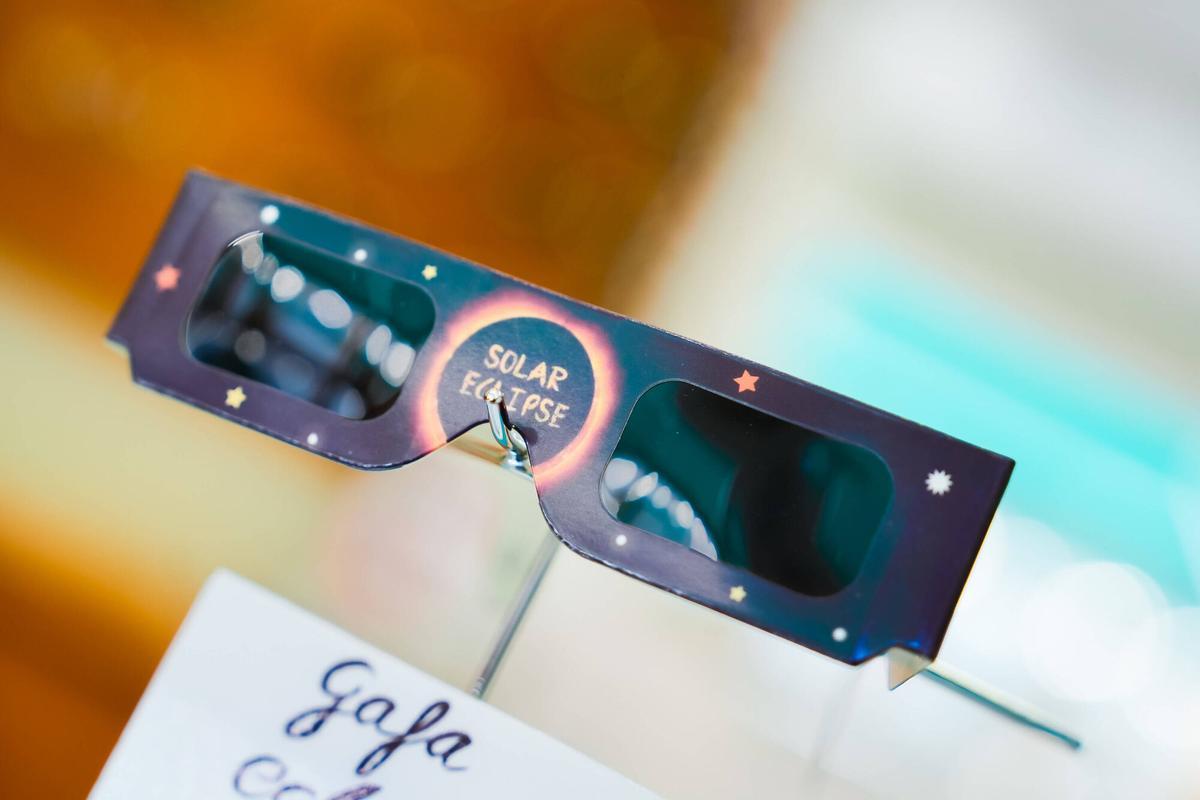 Gafas homologadas para la observación de eclipses solares.