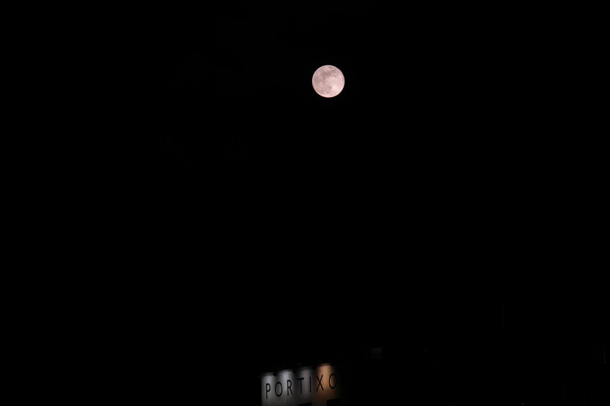 FOTOS: Así se ha visto desde Mallorca la luna llena de diciembre, el último plenilunio de 2023