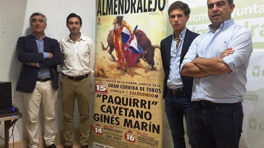 Los hermanos Rivera y Ginés Marín protagonizan el cartel taurino de Almendralejo