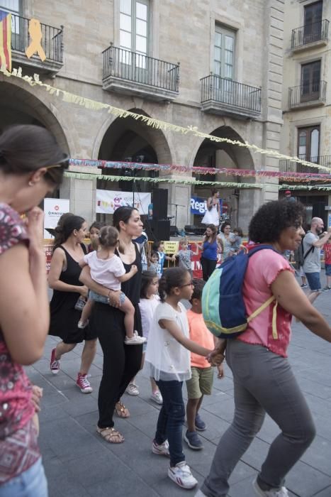 Una Flama del Canigó reivindicativa encén la fogue