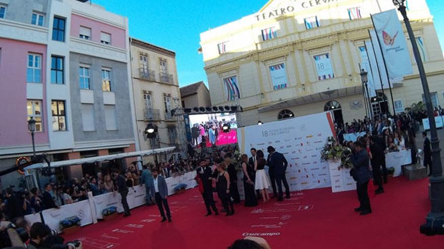 La alfombra roja del Festival de Málaga Cine Español.