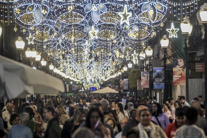 Iluminación navideña del barrio de Triana