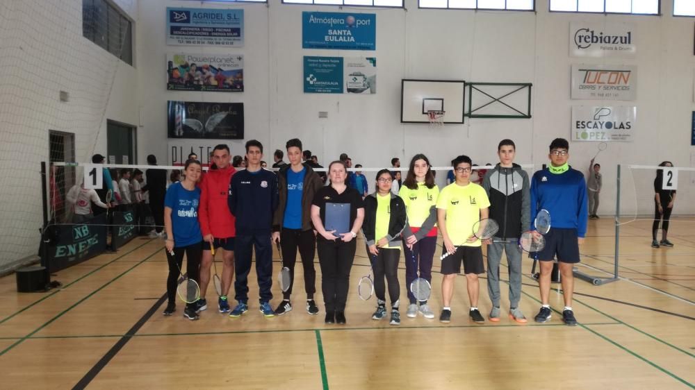 Final Regional de bádminton de Deporte Escolar