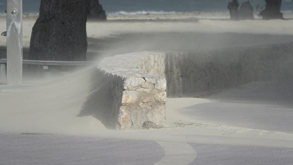 Temporal en Santa Ponça y El Toro