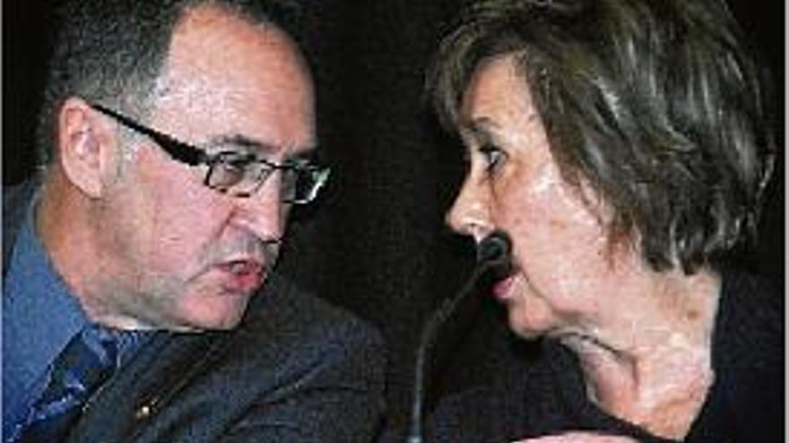 Jaume Monné i Magda Graells en un moment del relleu